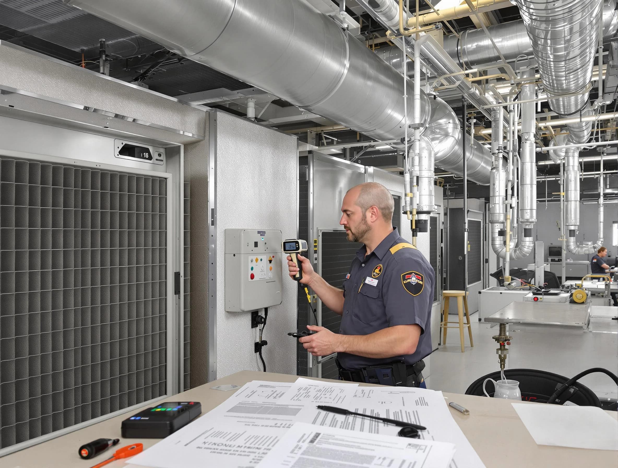 Professional filter system inspection by Acworth Air Duct Cleaning in Acworth