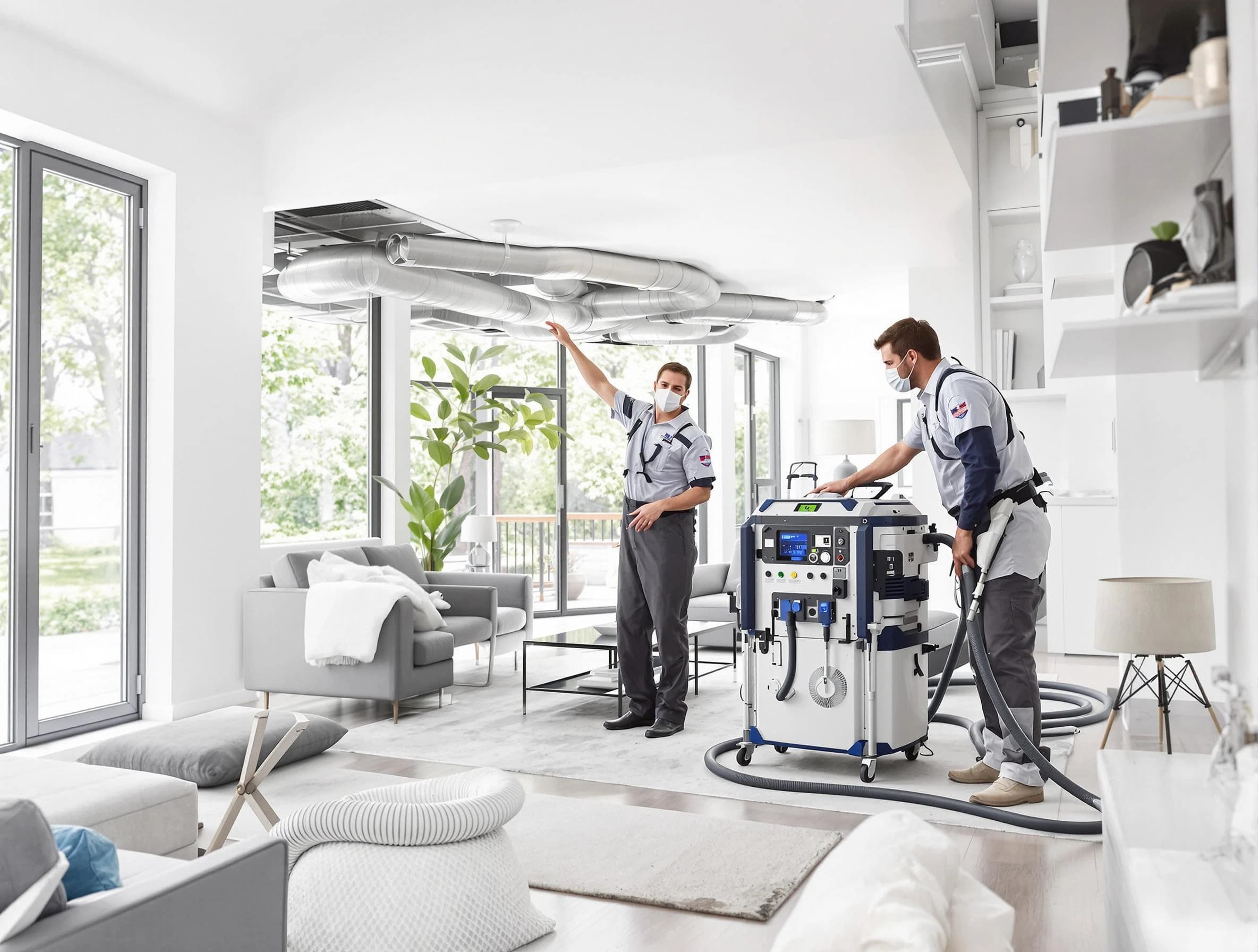 Acworth Air Duct Cleaning professional conducting pure air duct cleaning with state-of-the-art equipment in Acworth