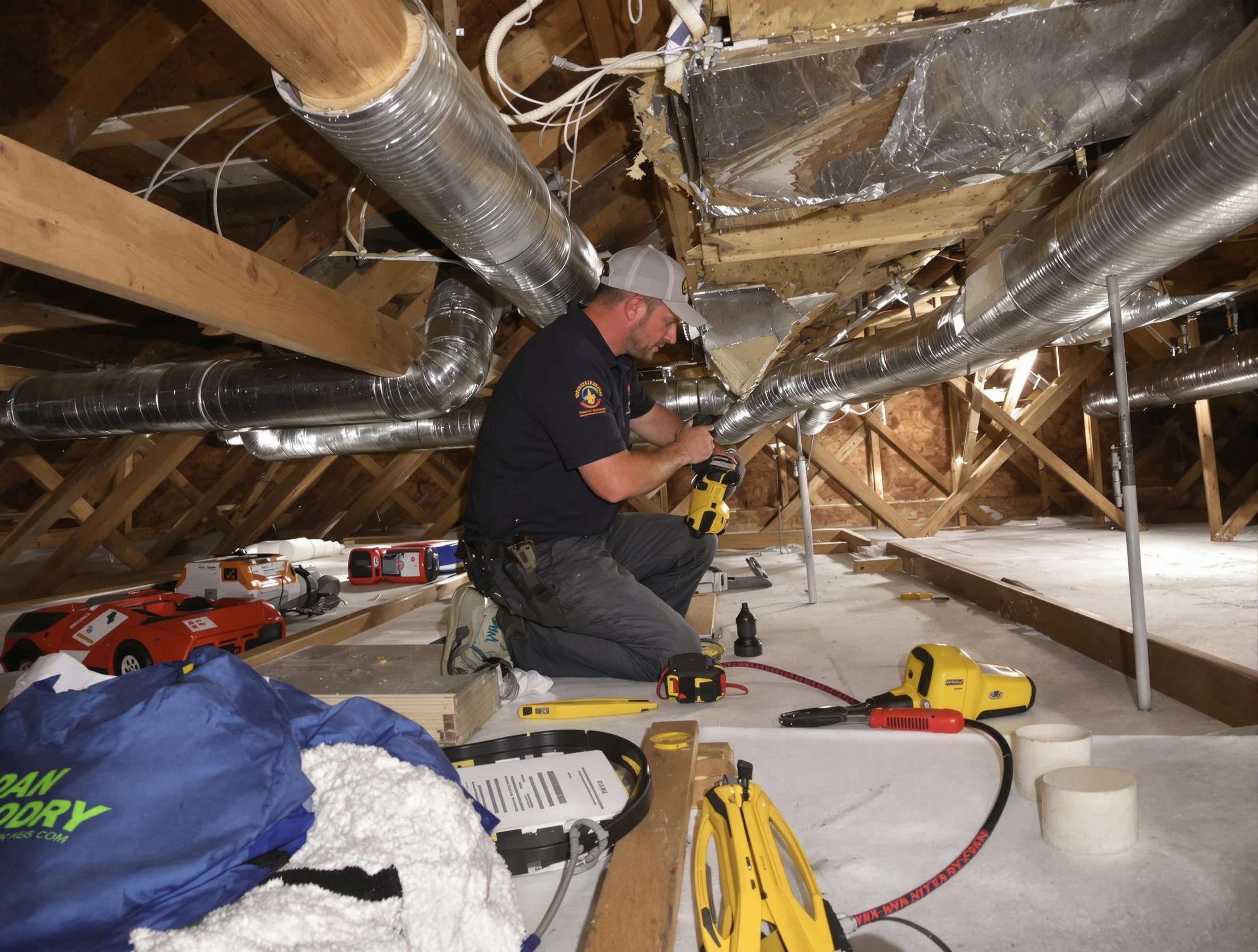 Professional air duct repair by Acworth Air Duct Cleaning in Acworth