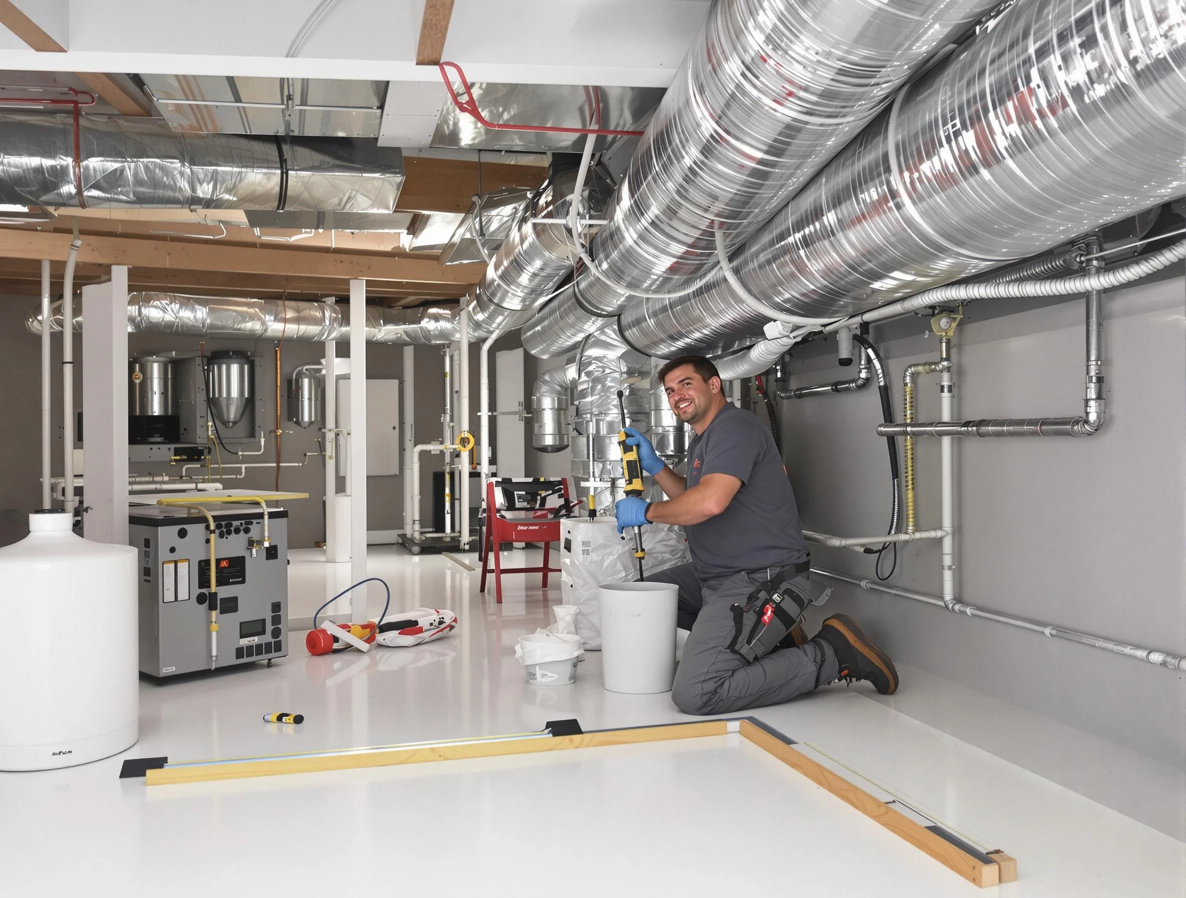 Professional duct sealing service by Acworth Air Duct Cleaning in Acworth