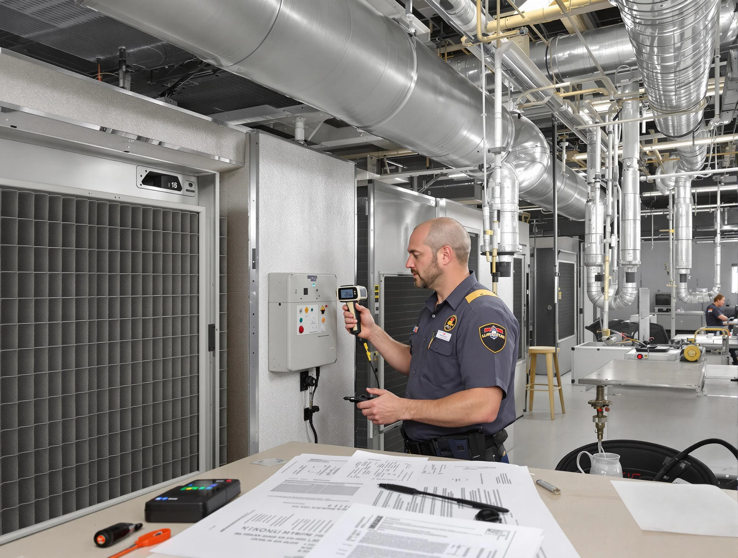 Professional filter system inspection by Acworth Air Duct Cleaning in Acworth