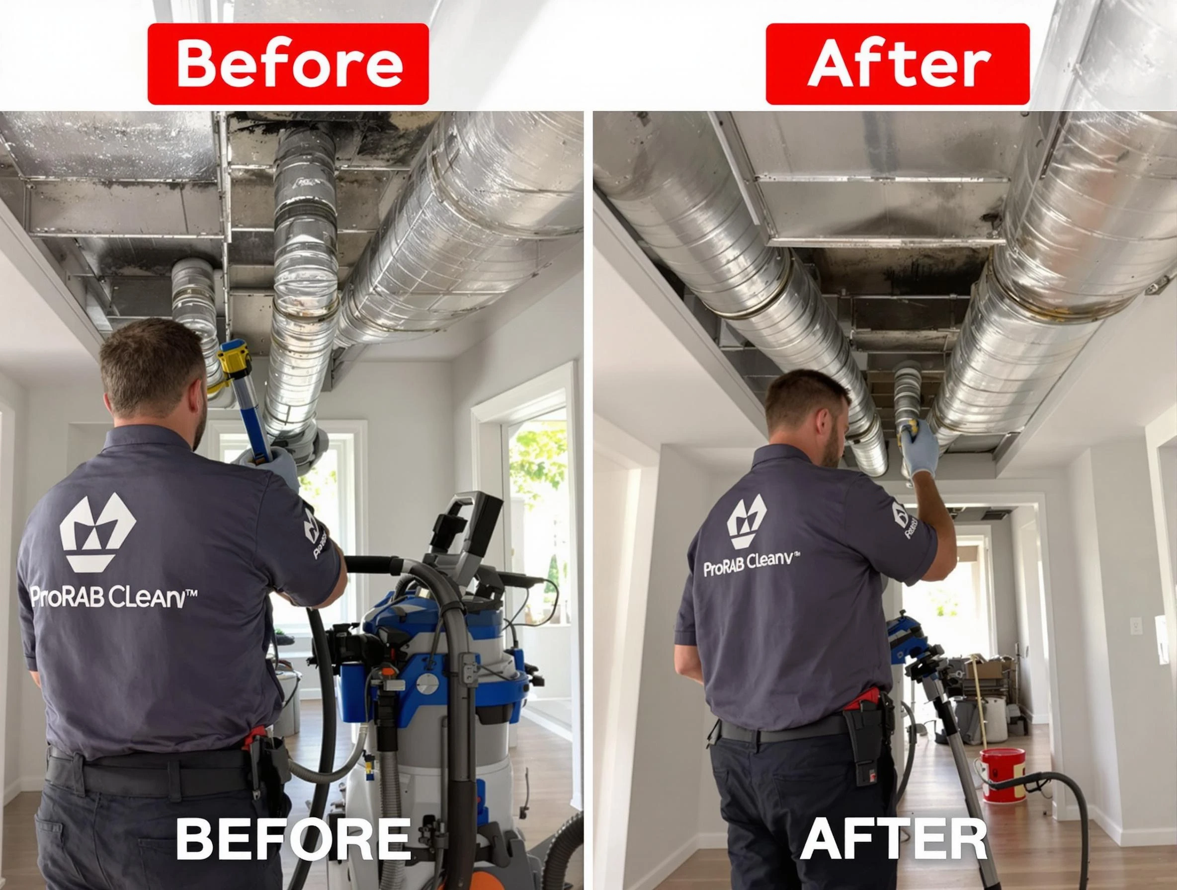 Acworth Air Duct Cleaning expert performing thorough residential duct cleaning in a Acworth home